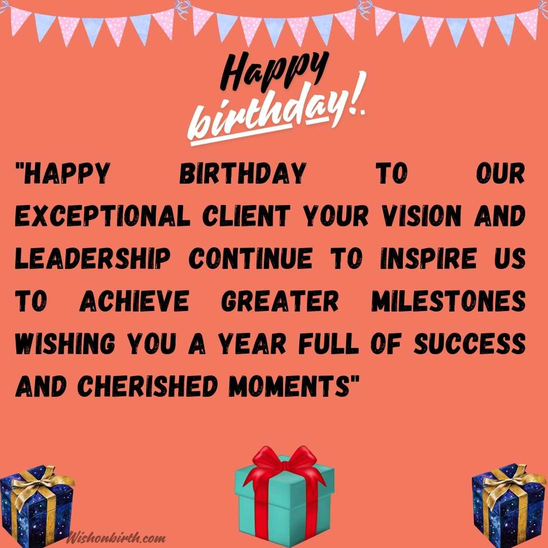 211+ Best Happy Birthday Wishes For Clients, With Images ,Quotes ...