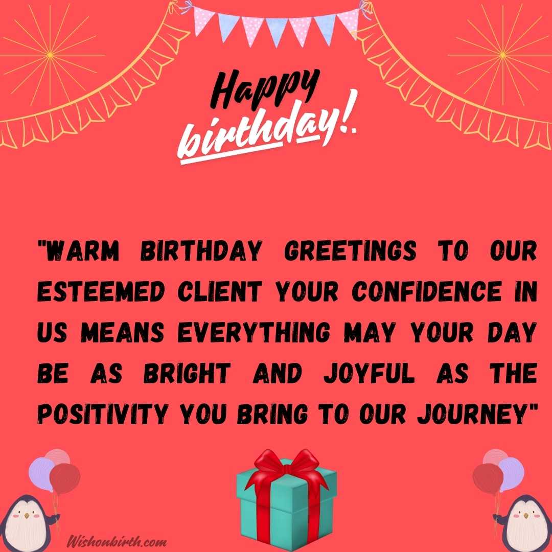 211+ Best Happy Birthday Wishes For Clients, With Images ,Quotes ...