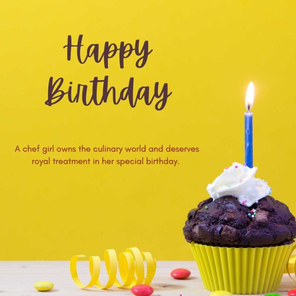 A chef girl owns the culinary world and deserves royal treatment in her special birthday.