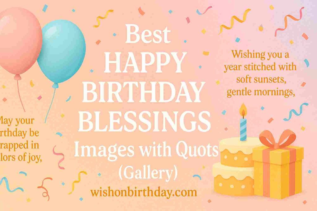 Best Happy Birthday Blessings Images with Quotes (Gallery)