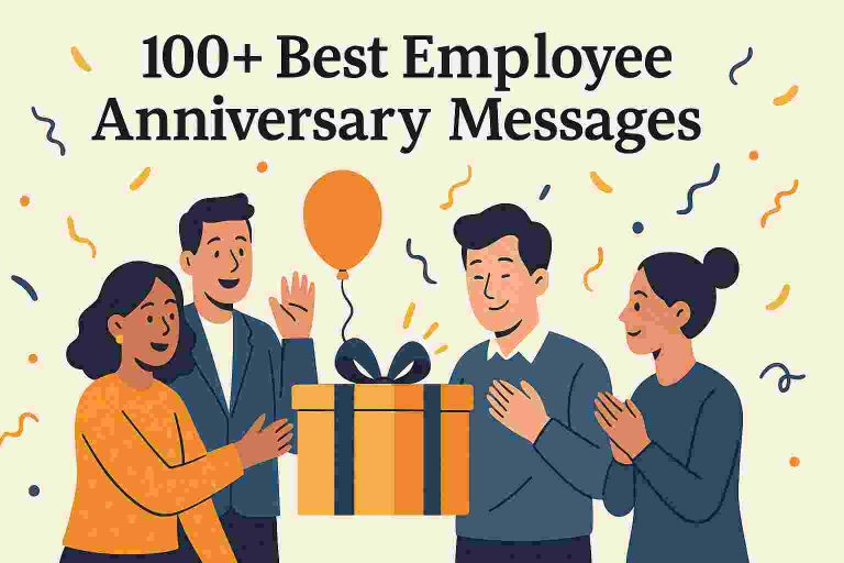100+ Best Employee Anniversary Messages