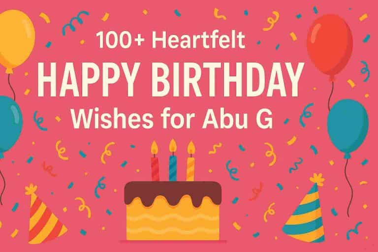 100+ Heartfelt Happy Birthday Wishes for Abu G