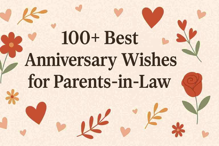100+ Best Anniversary Wishes for Parents-in-Law