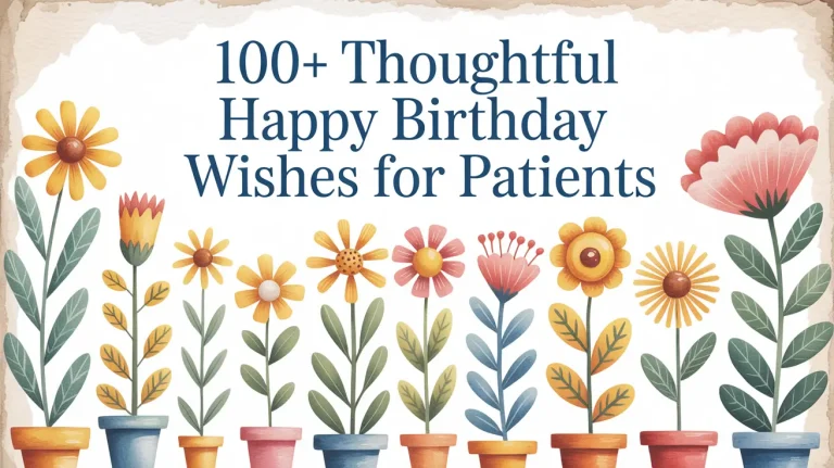 100+ Thoughtful Happy Birthday Wishes for Patients