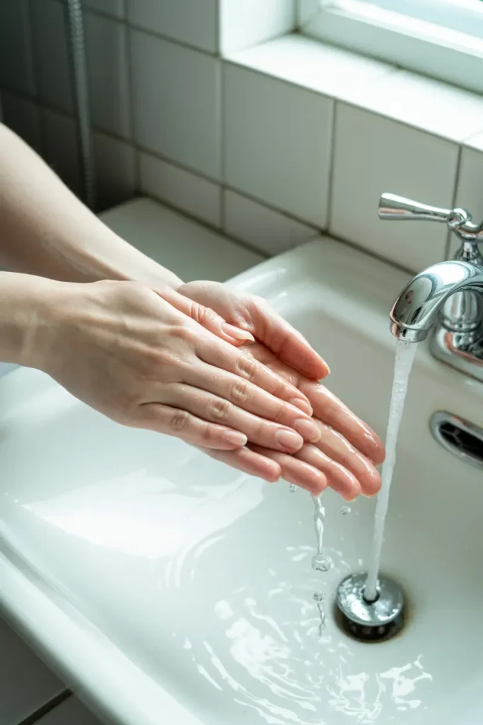 Avoid Hot Water for 24 Hours