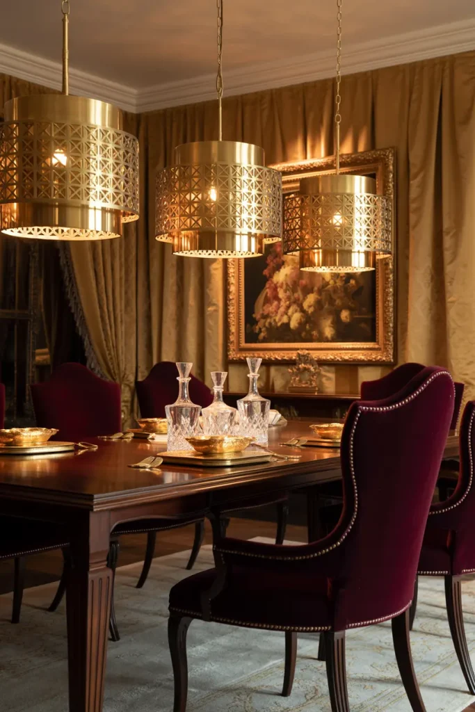 Gold or Brass Pendants