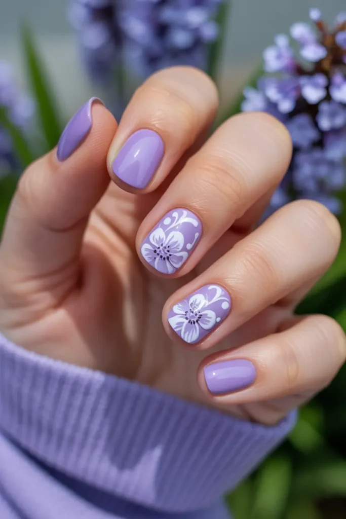 Lavender Floral Accents