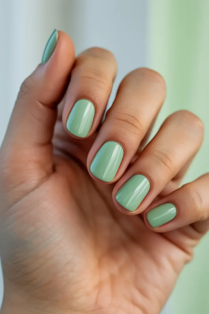 Mint Green Solid Color