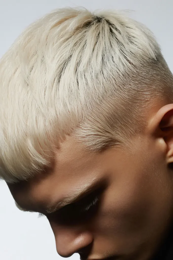 Platinum Blonde Undercut