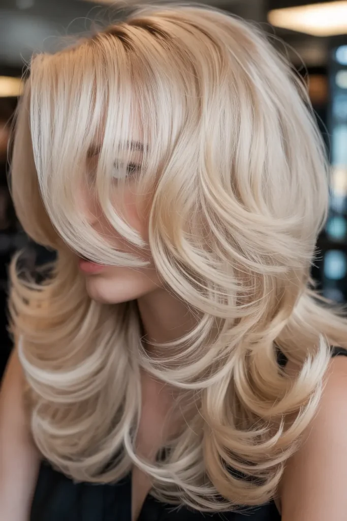 Platinum Blonde with Layers