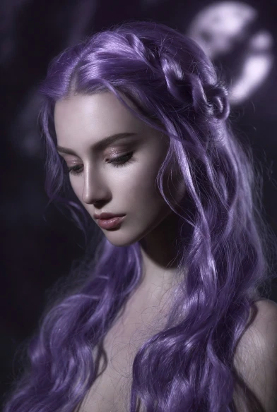 Midnight Amethyst Witch Waves