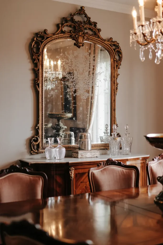 Antique Ornate Mirror