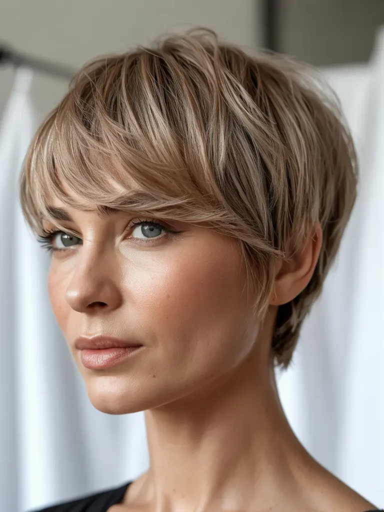 Bixie Cut Hairstyles for Short Hair