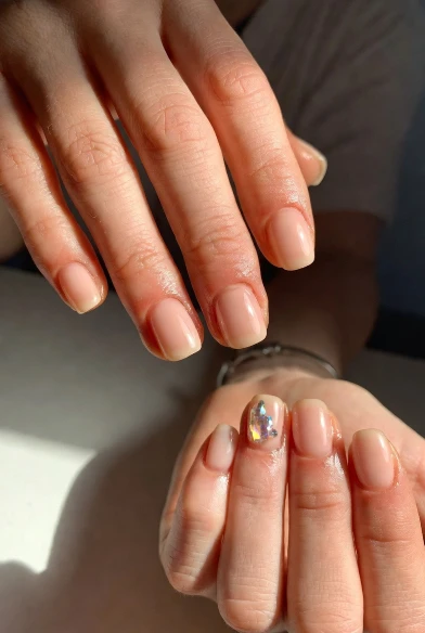 Blush Nude With Tiny Gems
