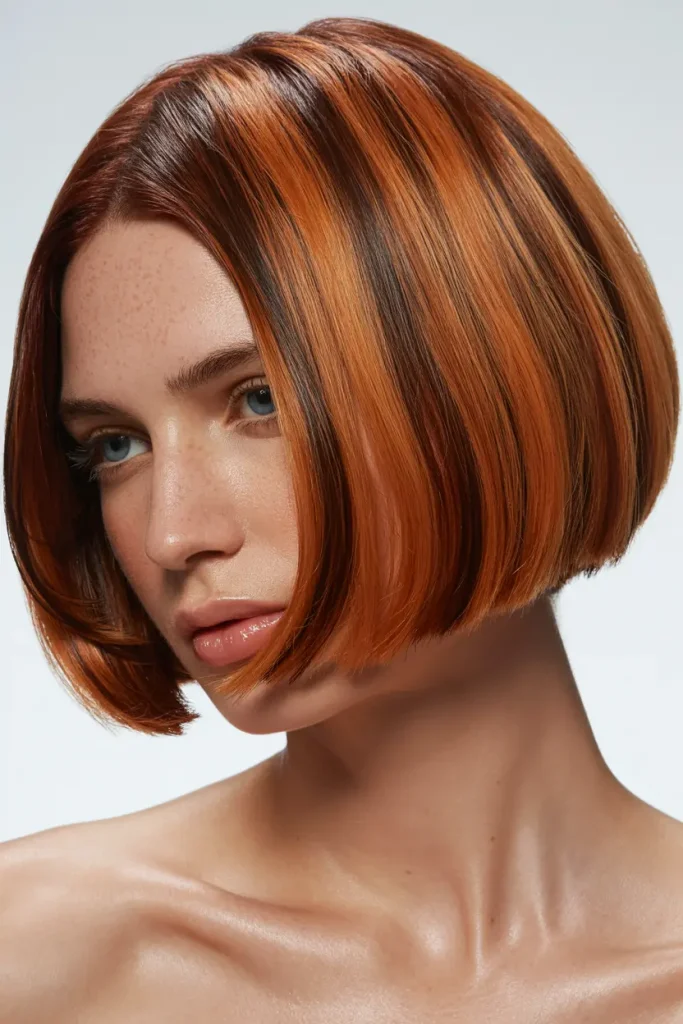 Color Enhanced Short Hair