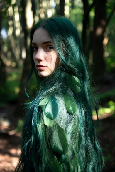 Emerald Witch Layers with Subtle Volume