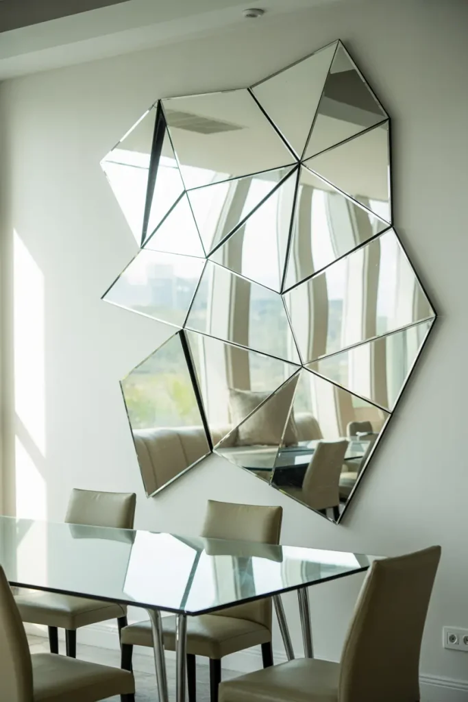 Geometric Multi-Panel Mirror