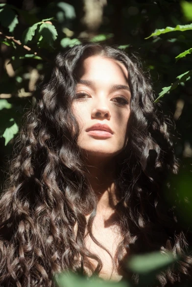 Natural Forest Witch Waves with Effortless Charm