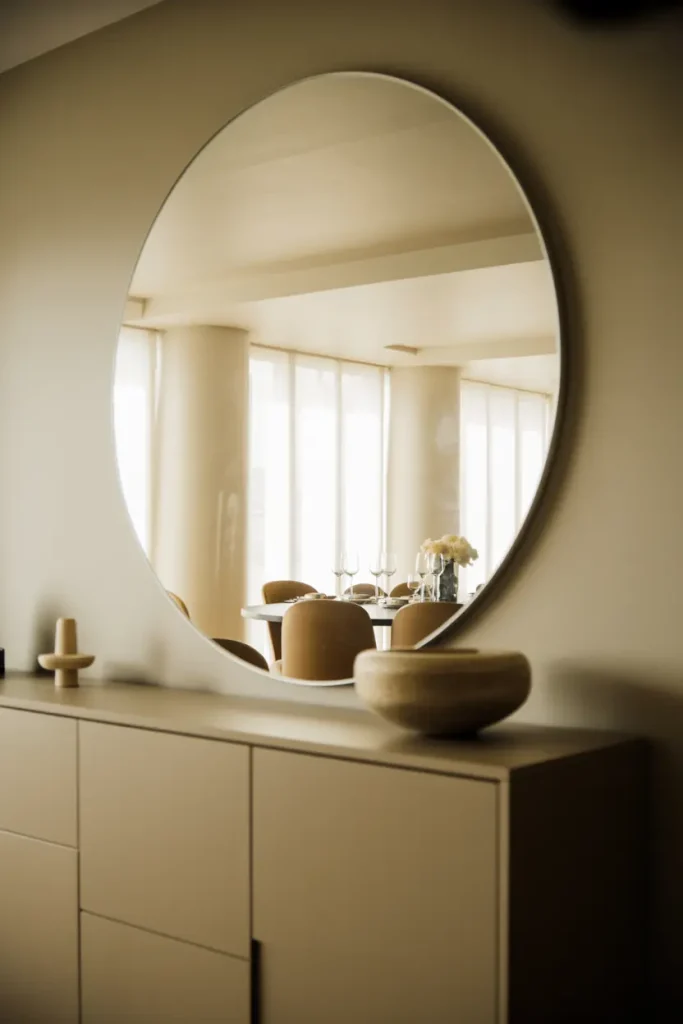 Oversized Round Mirror
