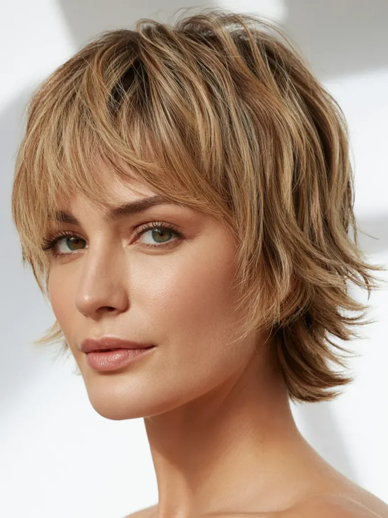 Shaggy Short Hair Hairstyles