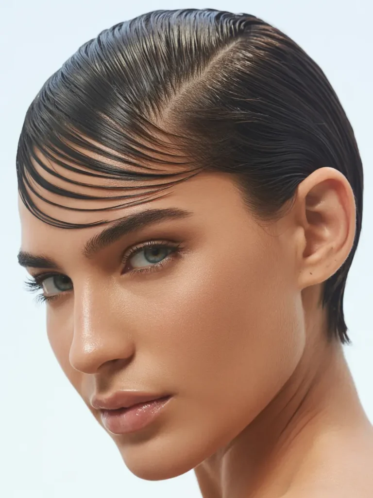 Side Swept Short Hair Hairstyles