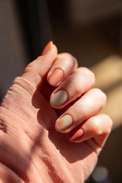 Soft Clay Gradient Nails