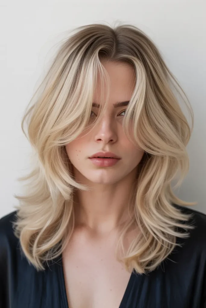 Soft Layers for Thin Hair