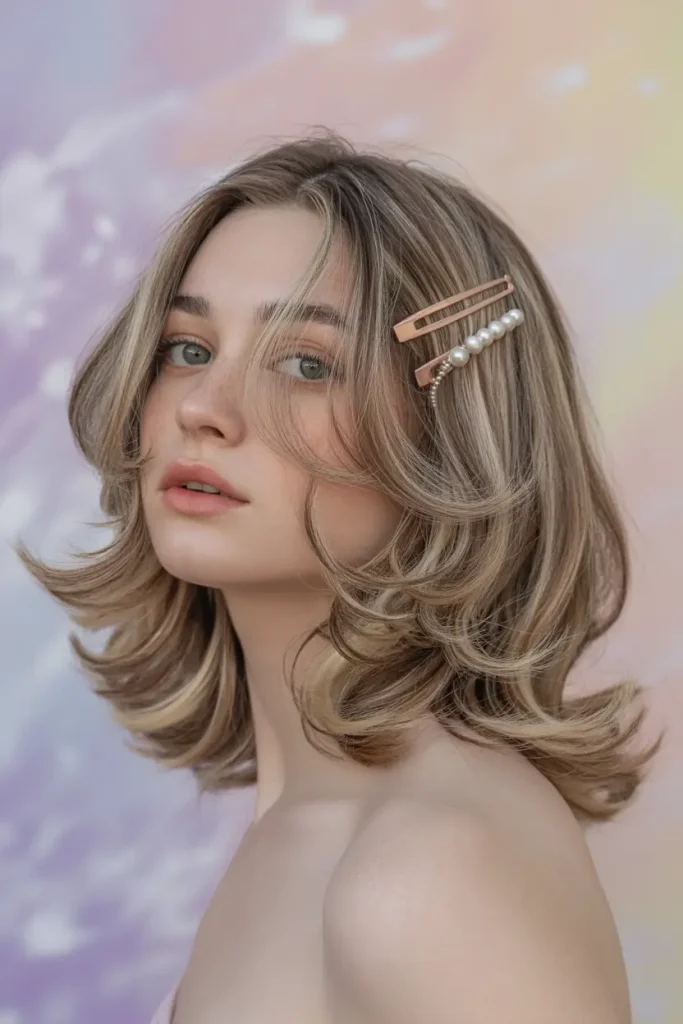 Soft Layers with Hair Accessories