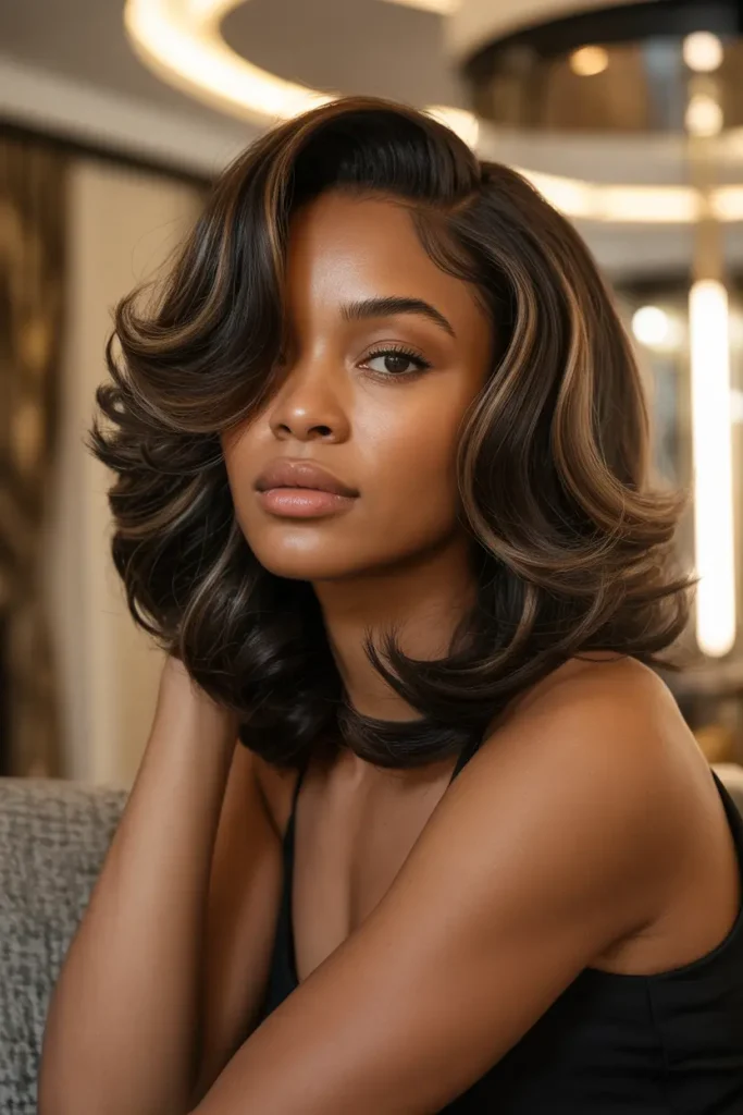 Soft Layers with a Side Part