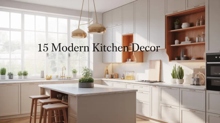 Top Modern Kitchen Decor Ideas for Stylish and Practical Homes
