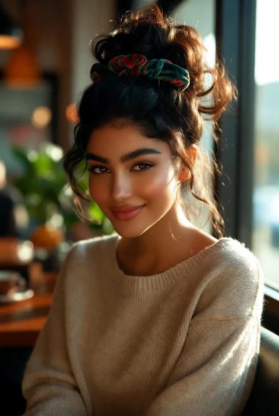 High-Messy-Bun-with-Scrunchie