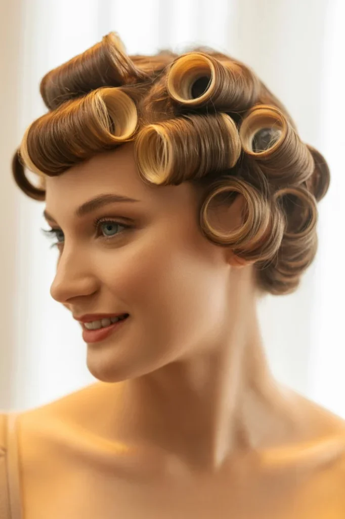Pin Curl Elegance