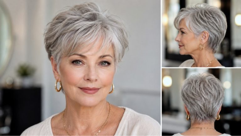 15 Short 90s Bixie Cuts for Women Over 60