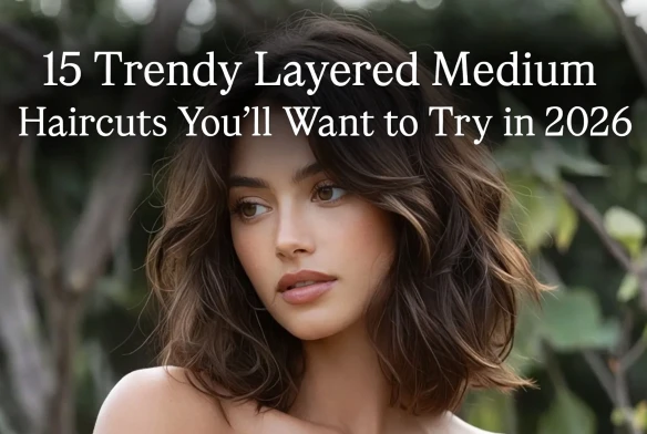 15 Trendy Layered Medium Haircuts You’ll Want to Try in 2026