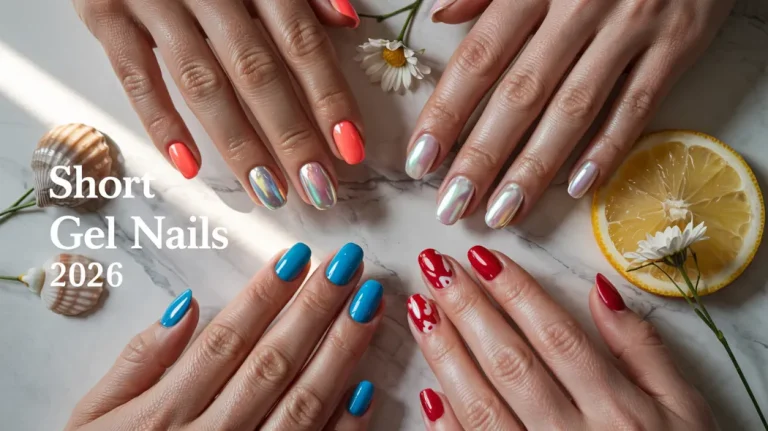 30 Short Gel Nails for Summe