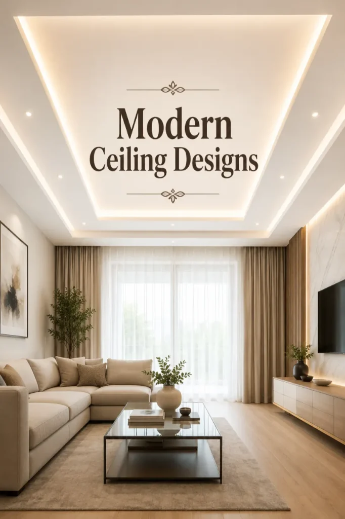 Modern Ceiling Designs with LED Lights for Every Room