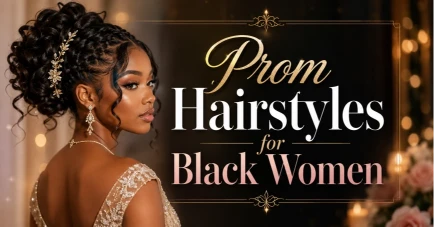 Prom Hairstyles for Black Women Chic, Elegant, and Trendy Styles