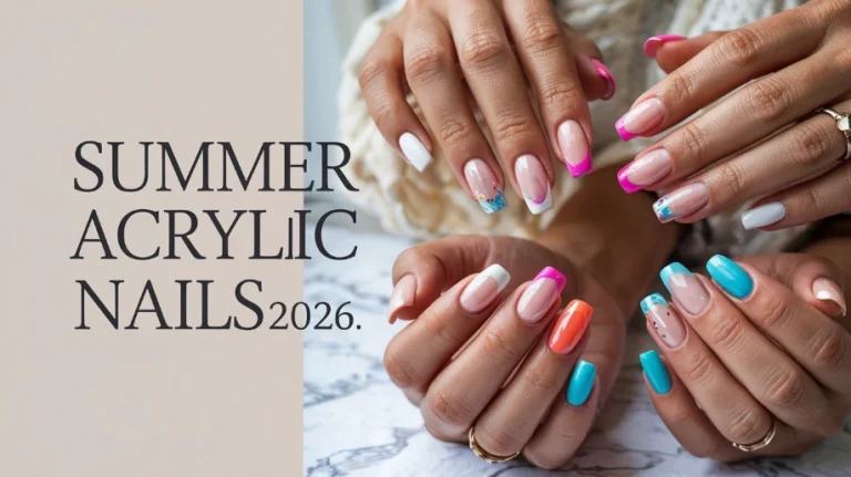 Summer Acrylic Nails 23 Bright, Minimal & Vacation-Ready Ideas