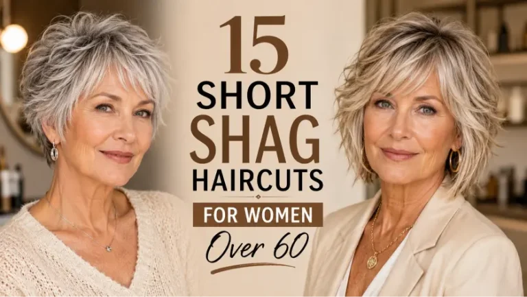 25 Short Shag Haircuts for Women Over 60 That Add Volume and Style