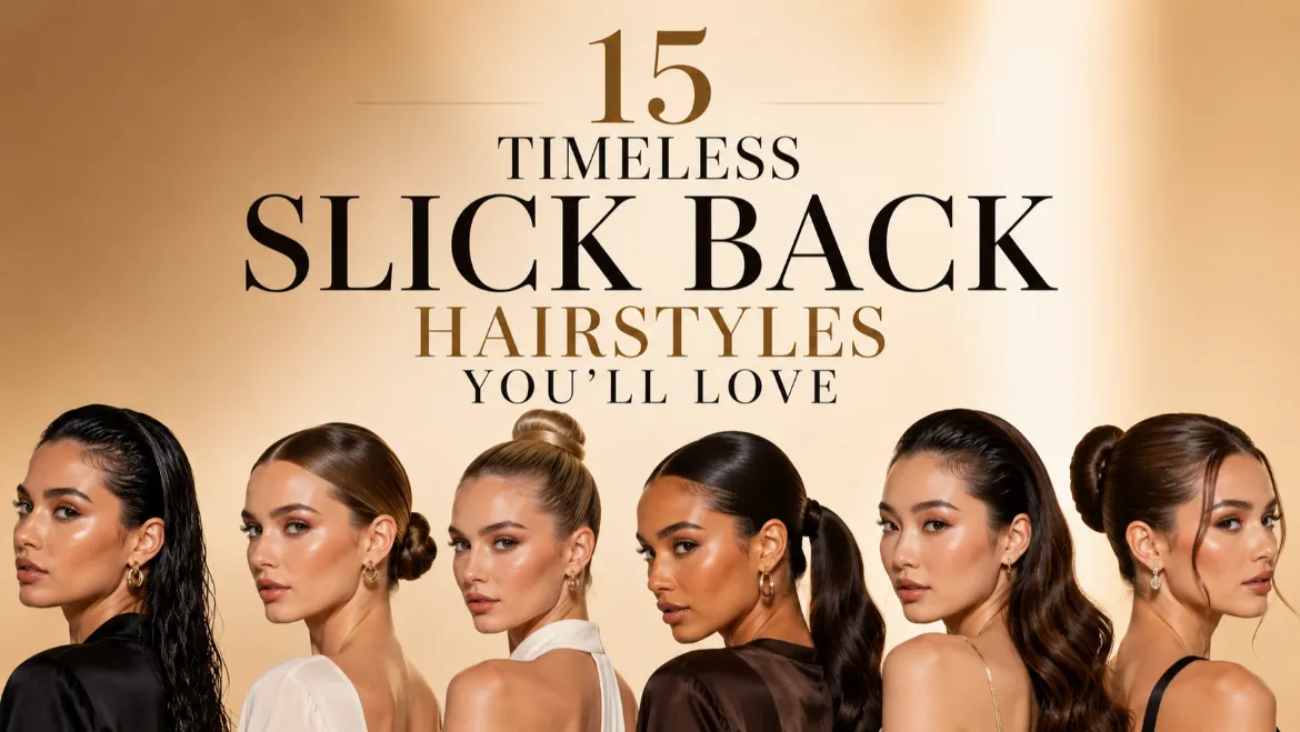 15 Timeless Slick Back Hairstyles You'll Love