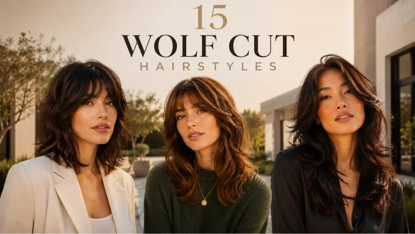 15 Wolf Cut Hairstyles That Add Volume, Texture & Style in 2026
