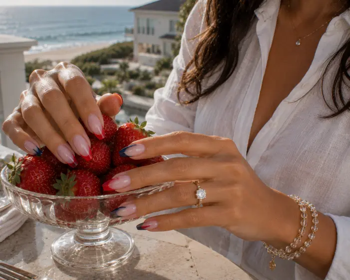 Jelly French Tips