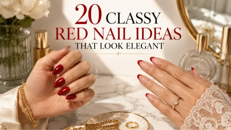 Classy Red Nail Ideas That Feel Polished, Fresh, and Easy to Wear