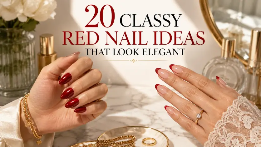 Classy Red Nail Ideas That Feel Polished, Fresh, and Easy to Wear