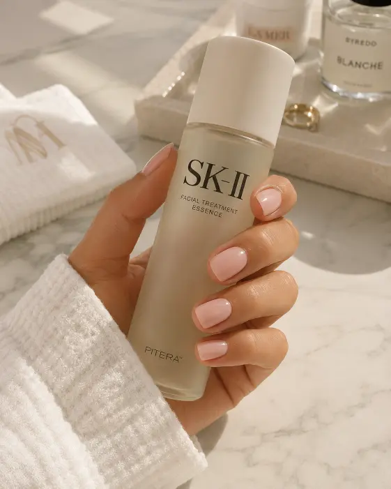 Barely Pink Gloss Nails