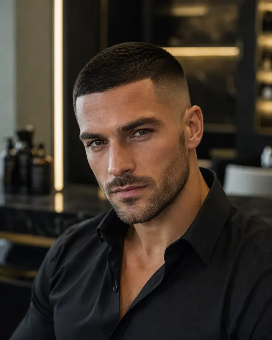 Buzz Cut with Fade