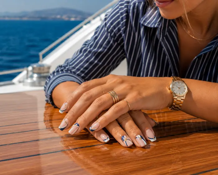 Coastal Rope French Tips