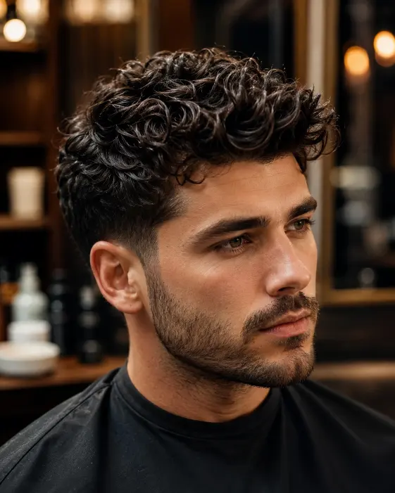 Curly Pompadour