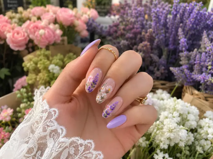 Floral June Nails That Feel Feminine and Fresh