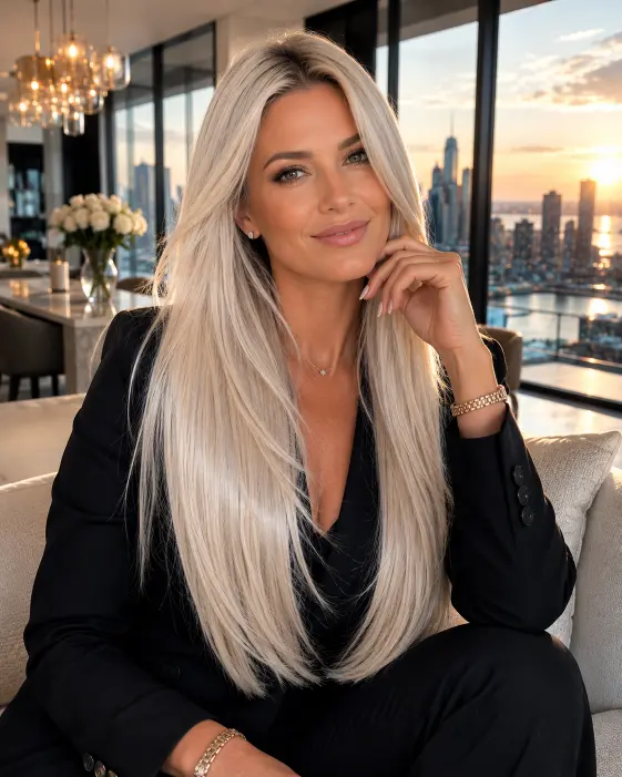 Icy Platinum Blonde